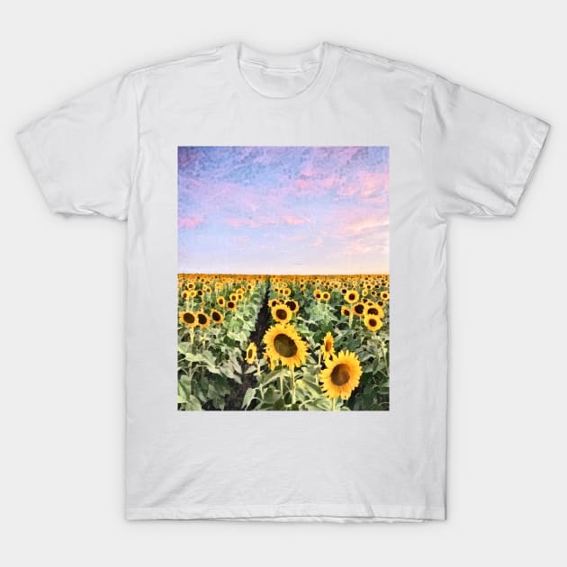 The Cool Breeze Meadow T-Shirt by PsyCave